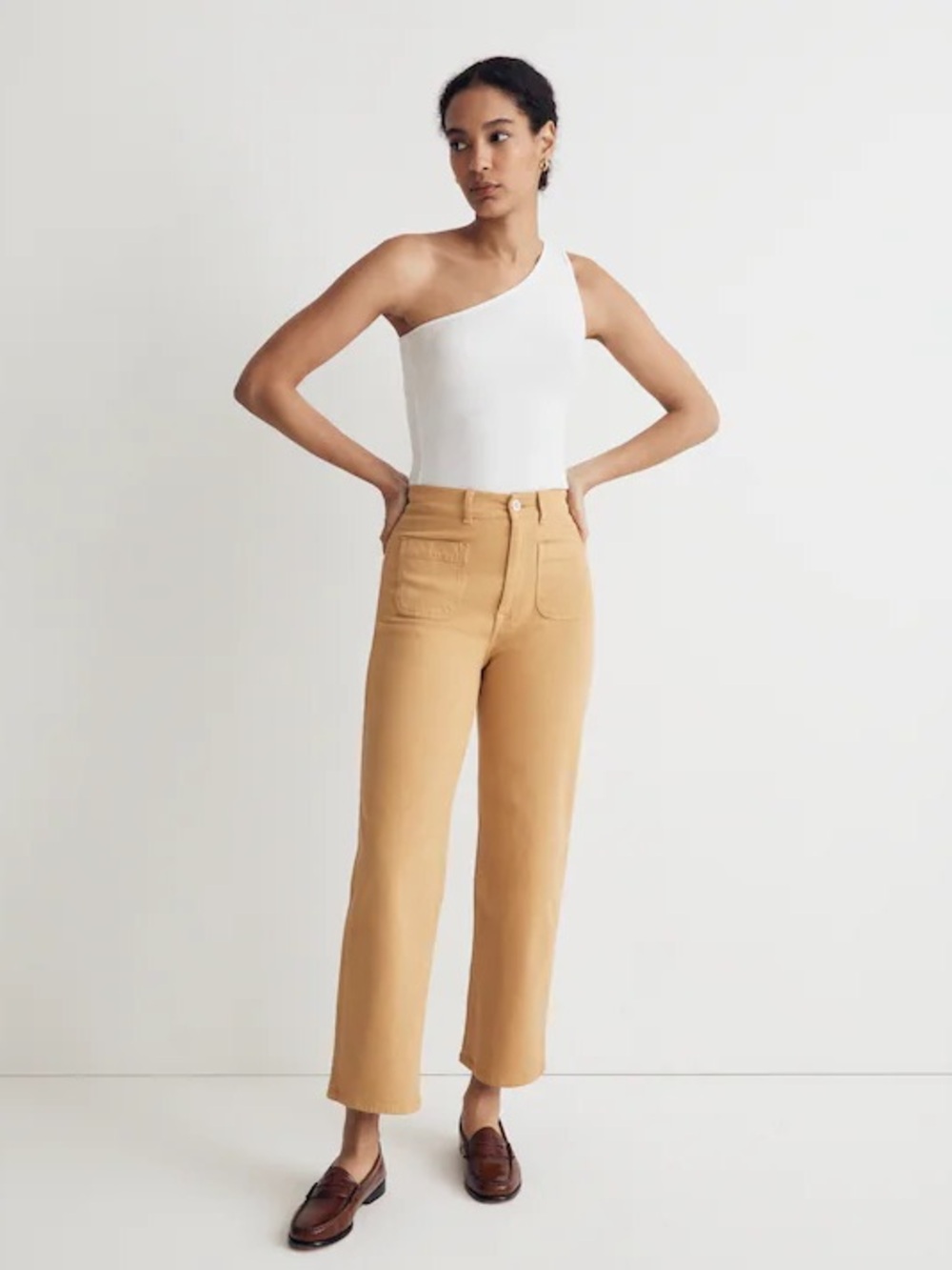 Madewell Emmett 2.0 Wide-Leg Crop Pants